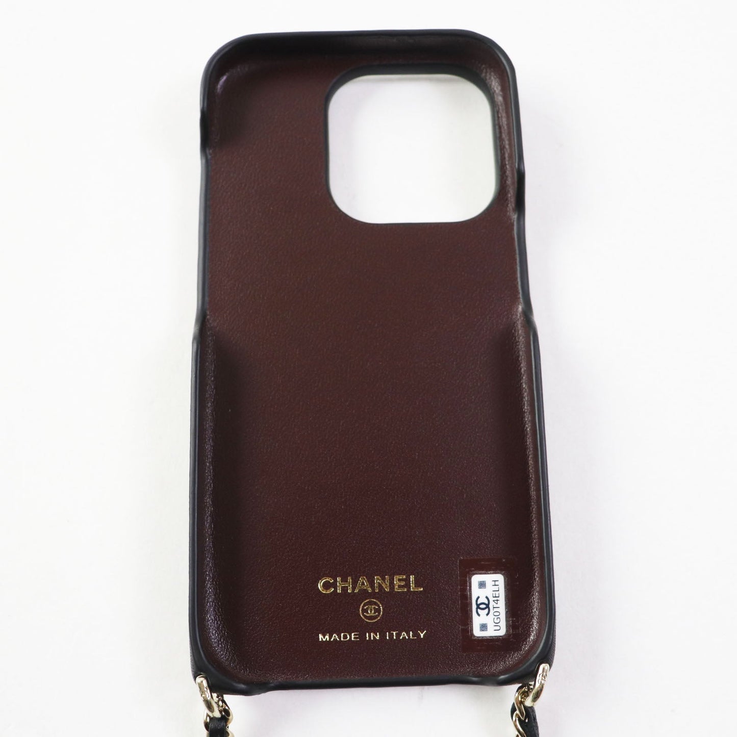 Chanel Matrasse iPhone 14 Pro Case Black Classic Flap Tote