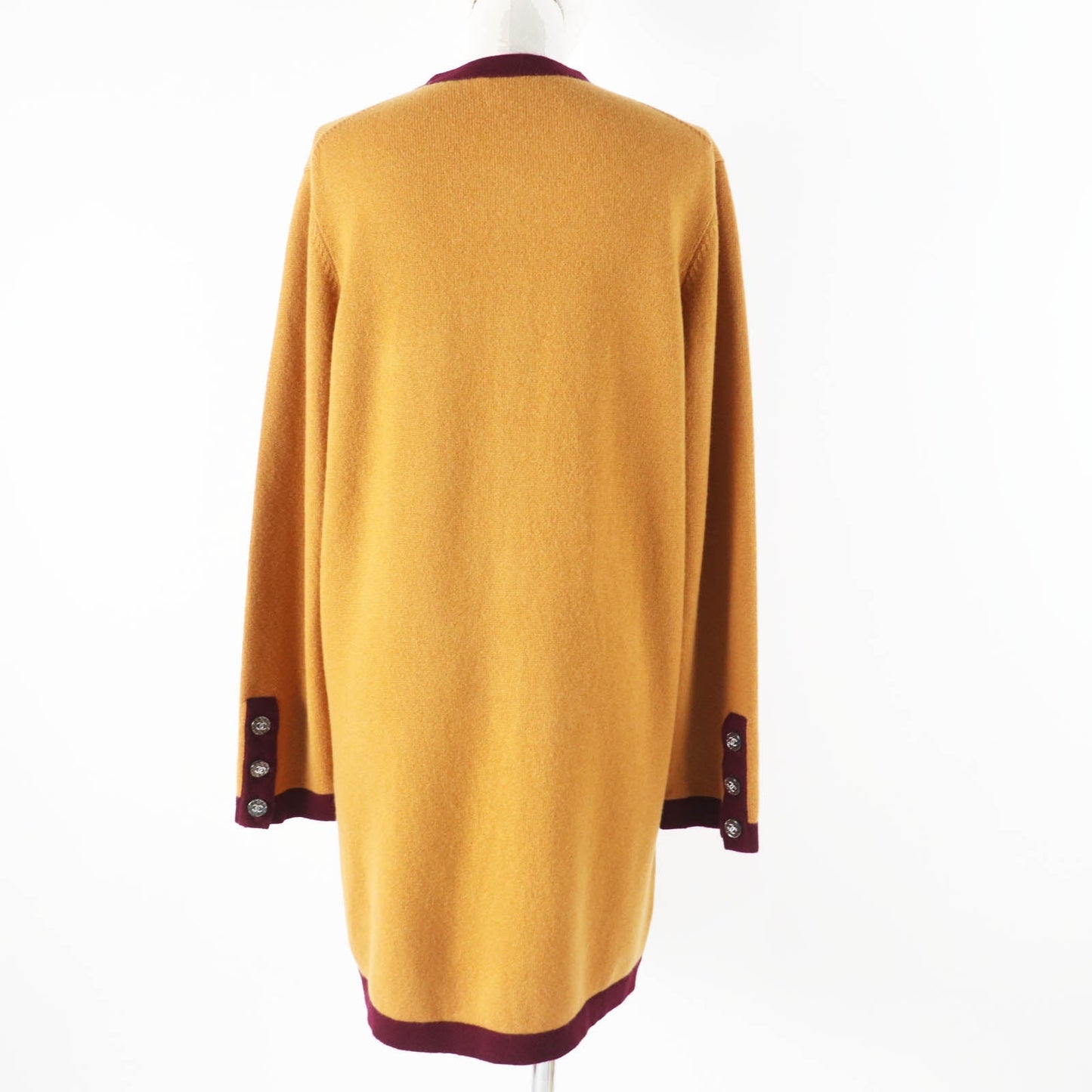 Chanel Cashmere COCO Button Bicolor Knit Cardigan Classic Flap Tote