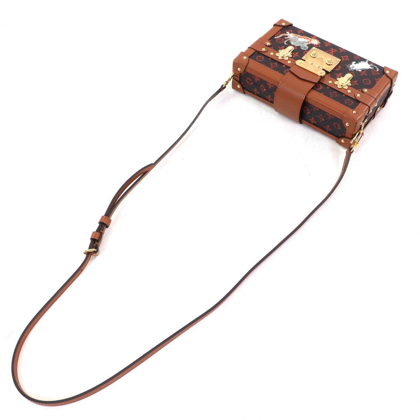 LOUIS VUITTON Shoulder Bag Transformed monogram canvas Brown Petite Malle Transformed Catgram