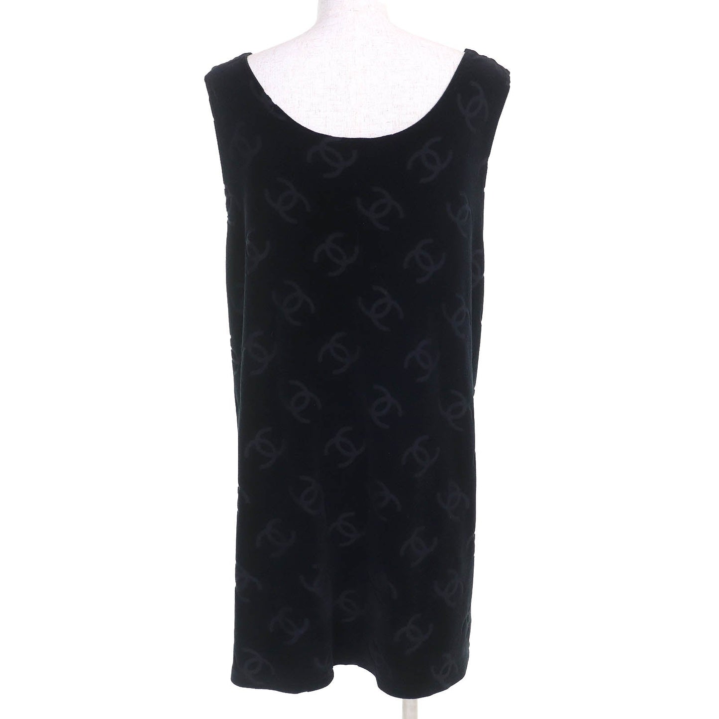 Chanel COCO Mark Velour Sleeveless Top Handbag