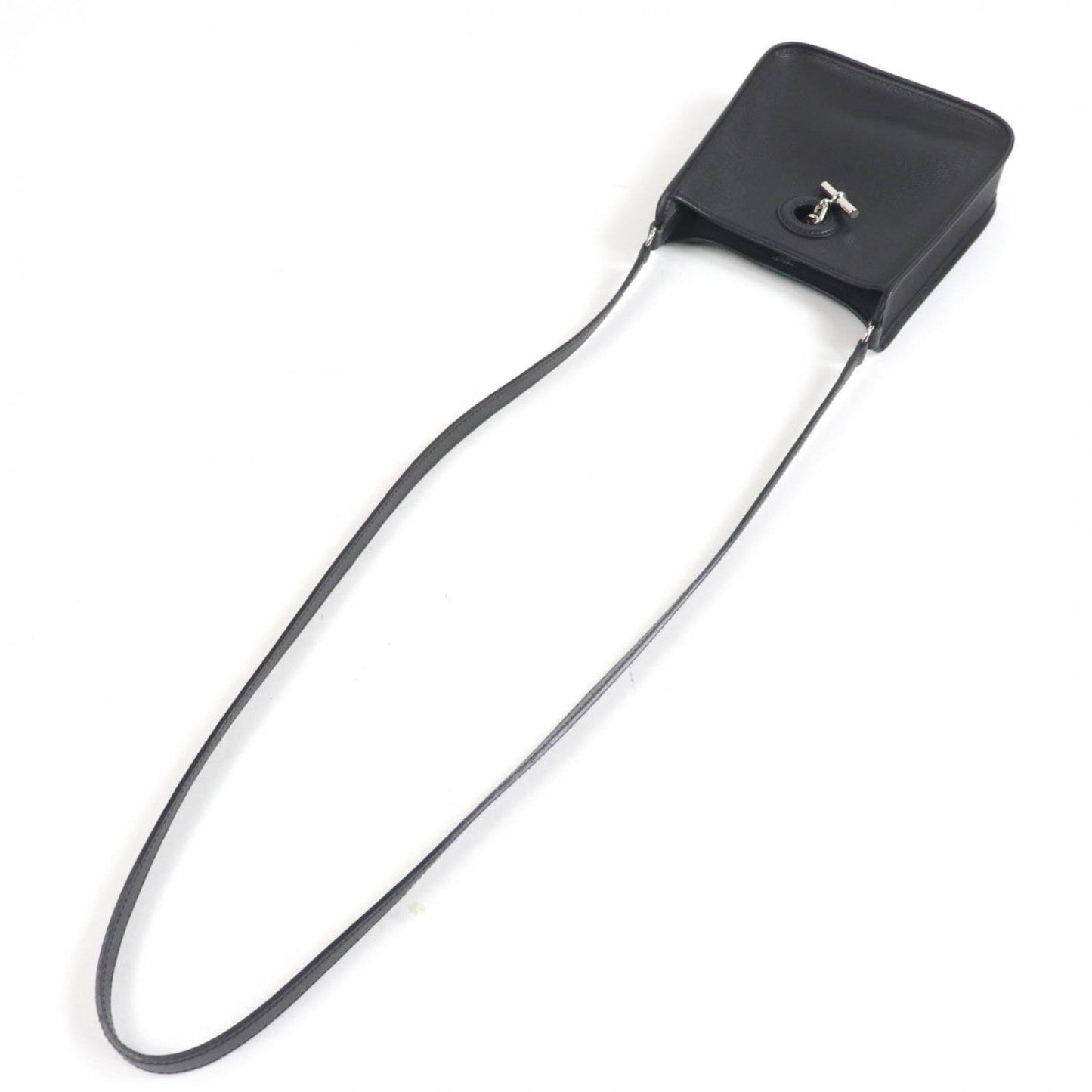 HERMES Shoulder Bag Epsom black Vespa TPM