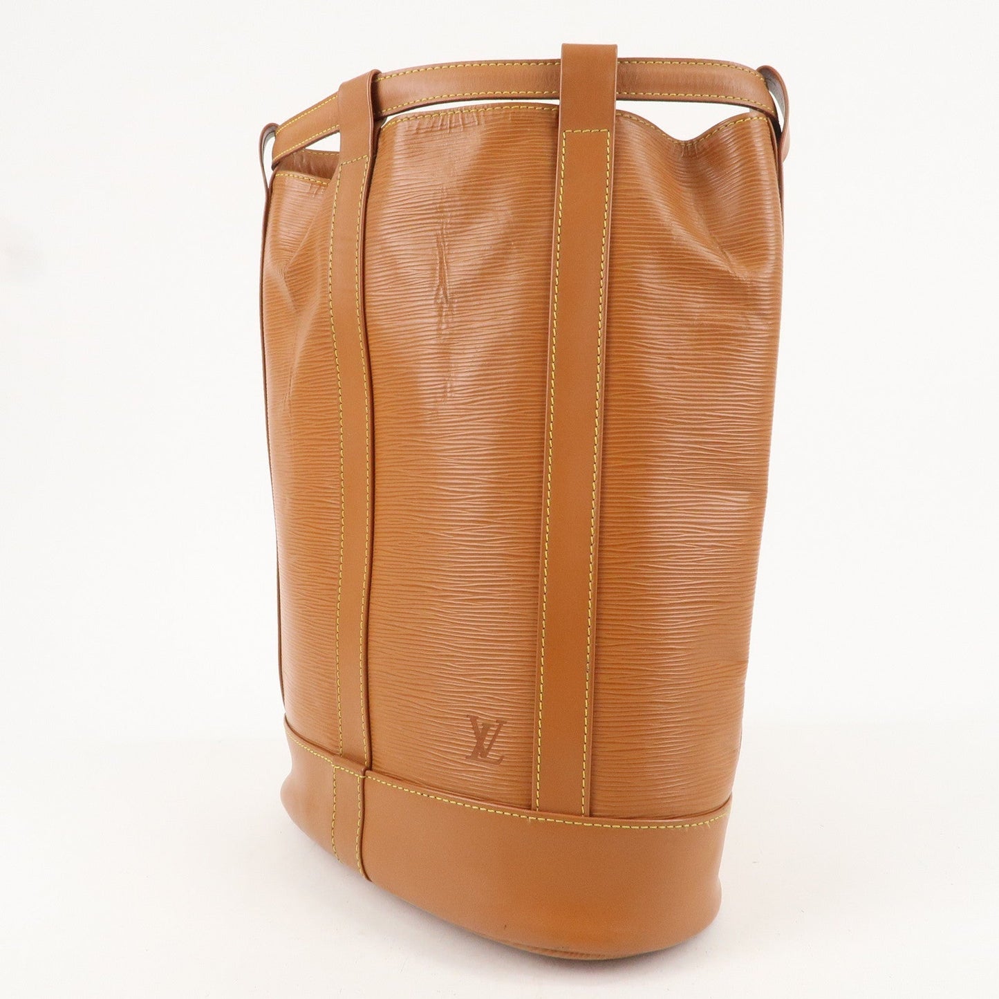 Louis Vuitton Epi Randonnee PM Laundry Bag Zipang Gold M52358