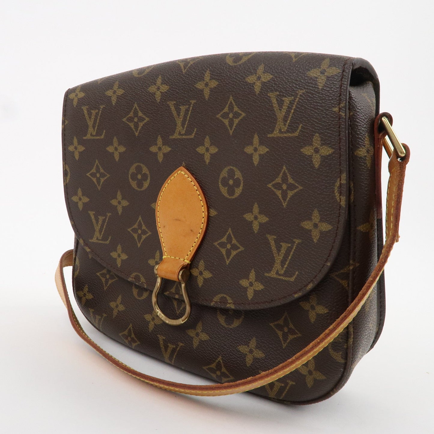 Louis Vuitton Monogram Saint Cloud GM Shoulder Bag Brown M51242