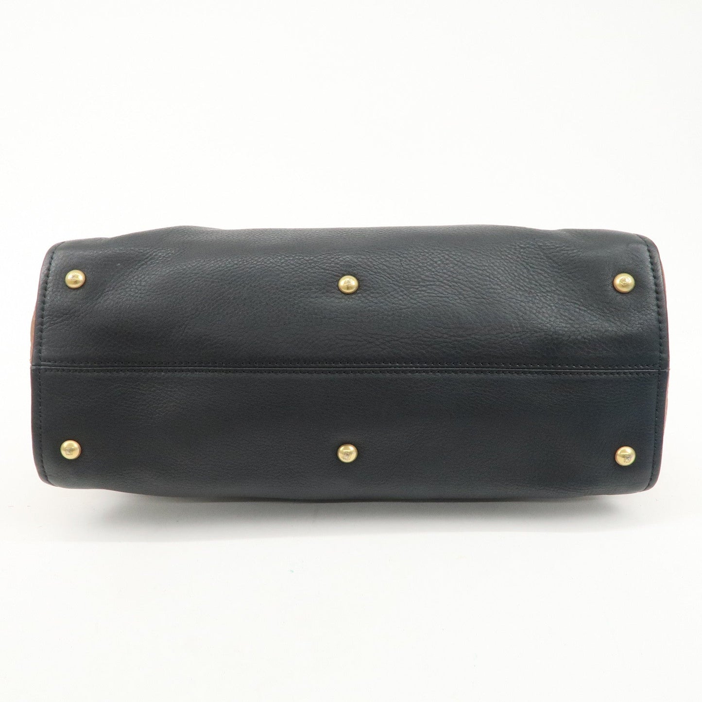 FENDI Cameleon Leather 2WAY Bag Black Brown Blue Red 8BL110