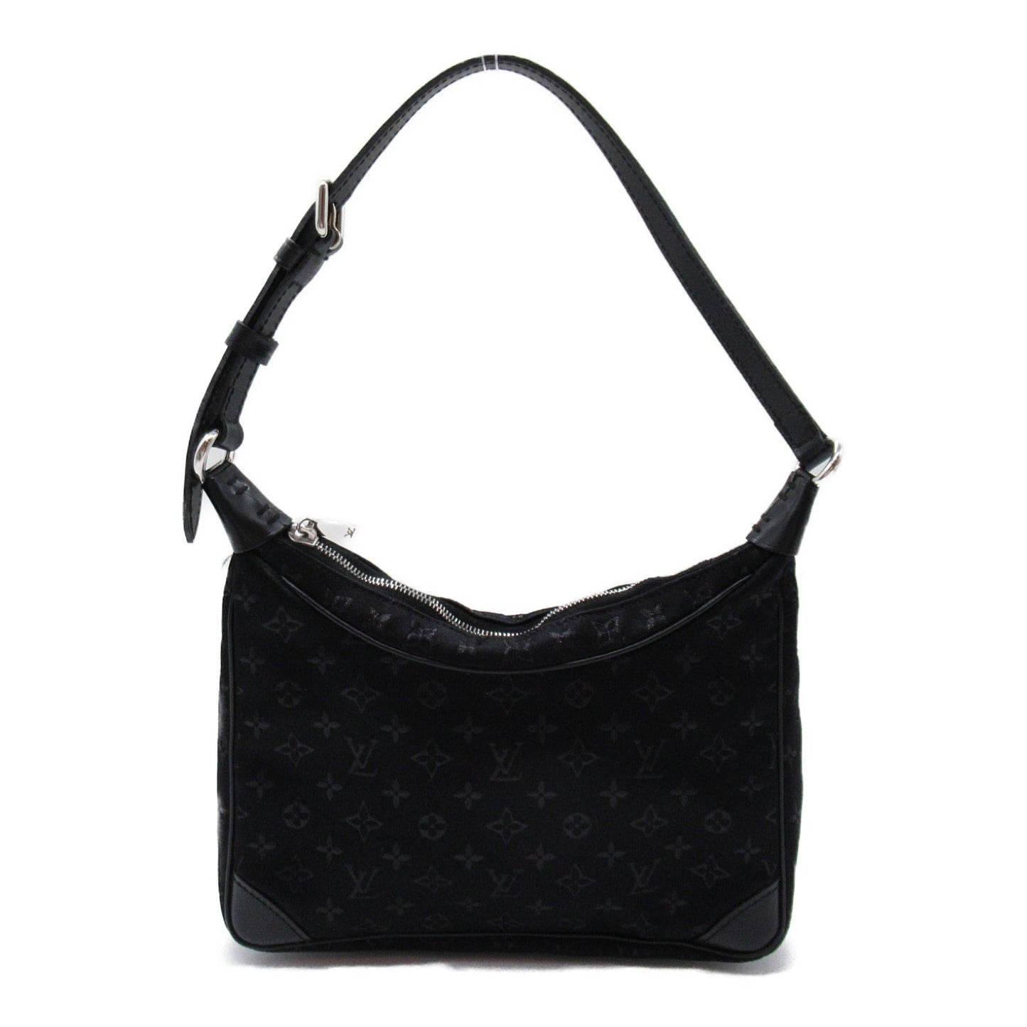Louis Vuitton Little Bronze Accessories Bag PVC Coated Canvas Monogram Satin Black M92142