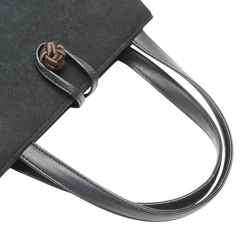 Burberry Nova Check Shadow Horse Leather Suede Handbag