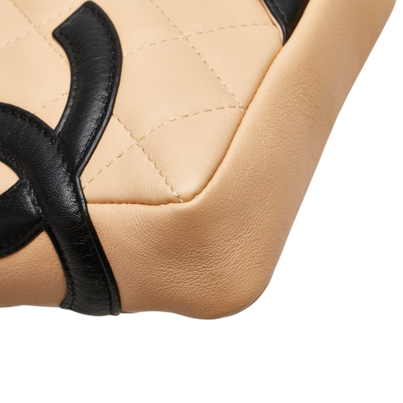 Chanel Cambon Line Coco Lambskin Shoulder Bag