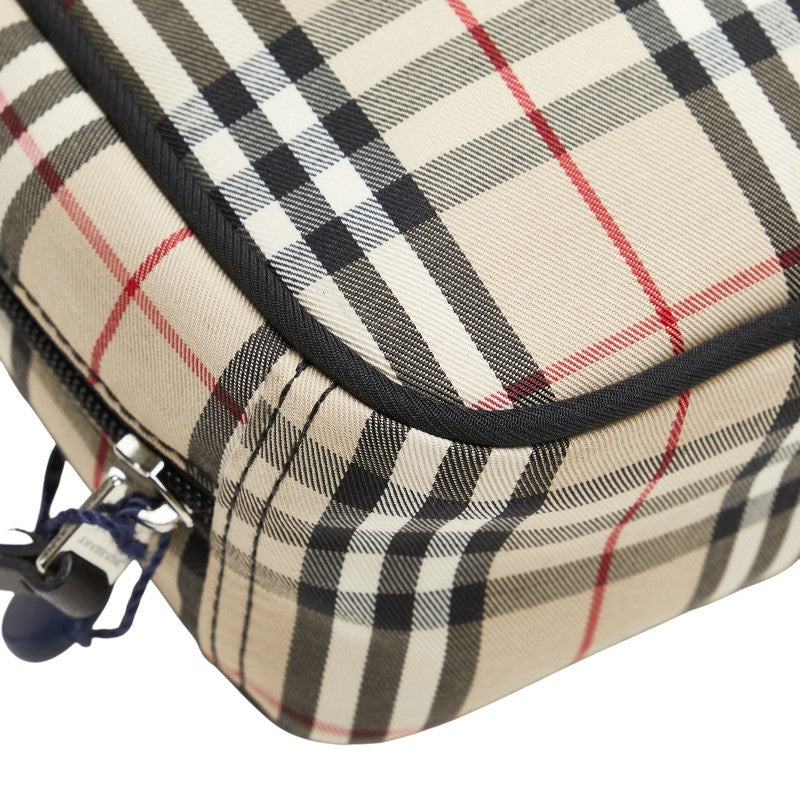 Burberry Nova Check Canvas Clutch Bag