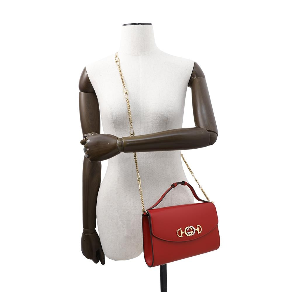 GUCCI ?Zumi ChainShoulder Red572375 Leather