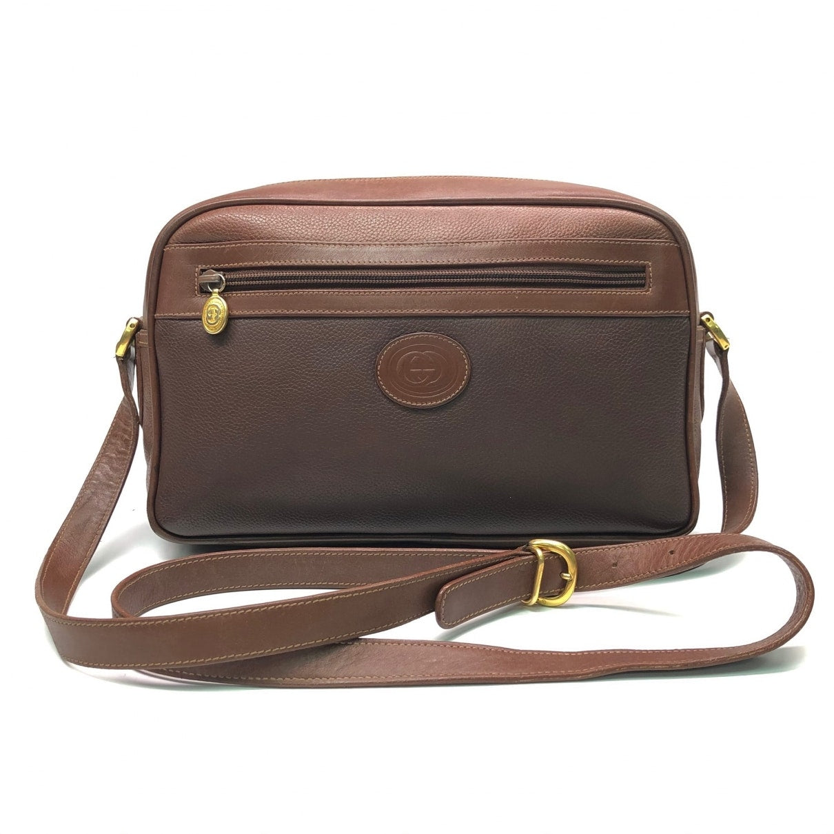 Gucci brown leather handbag
