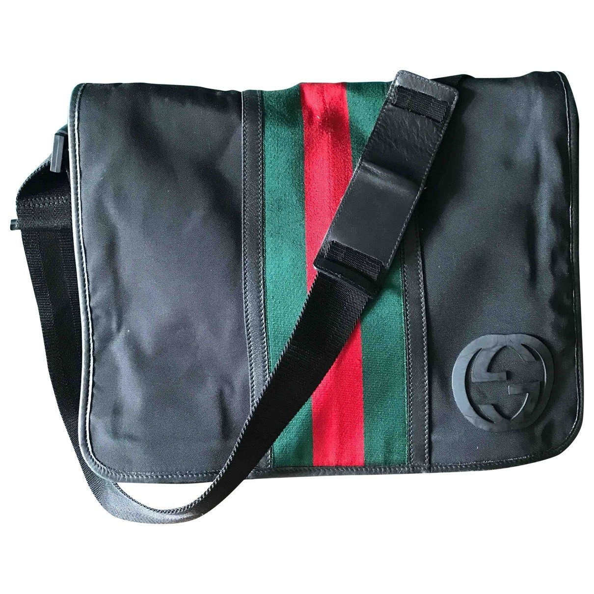 Gucci black cloth bag