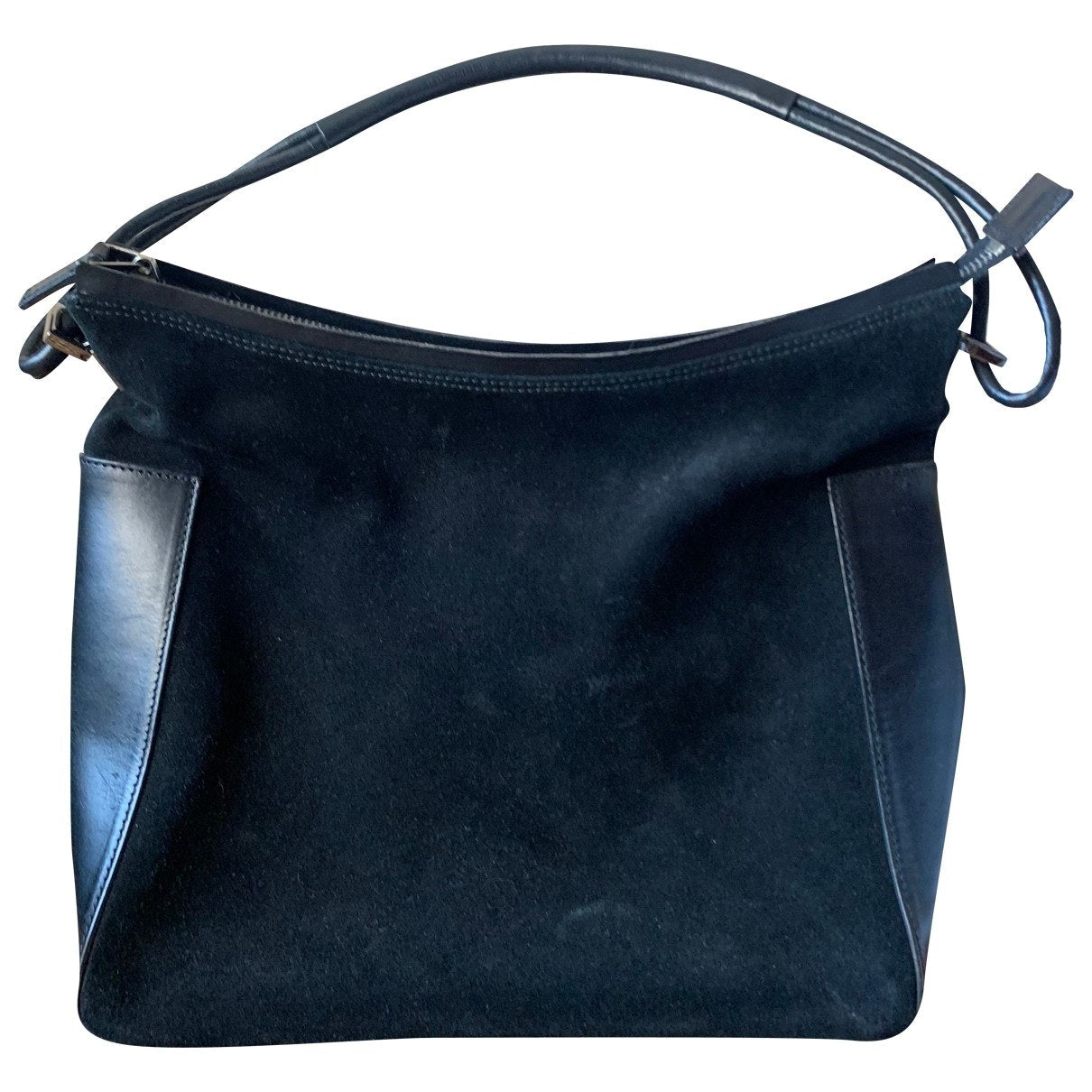 Gucci hobo black leather handbag