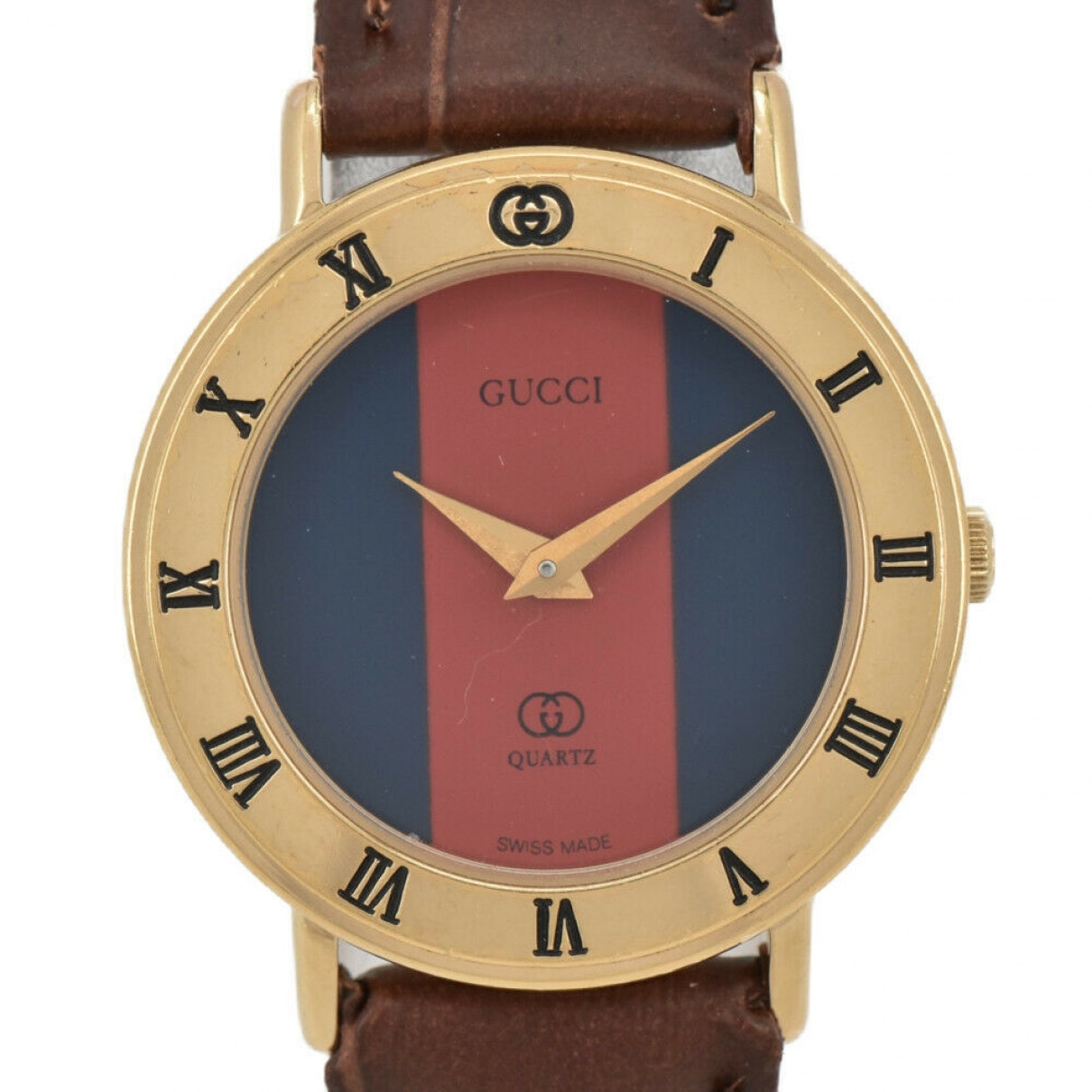 Gucci gold plated watch
