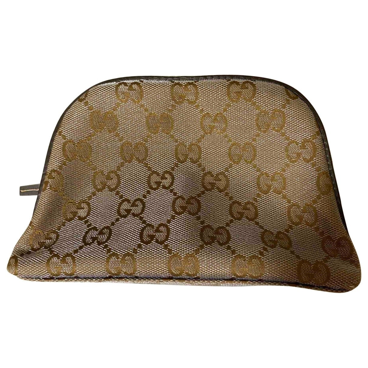 Gucci beige cloth travel bag