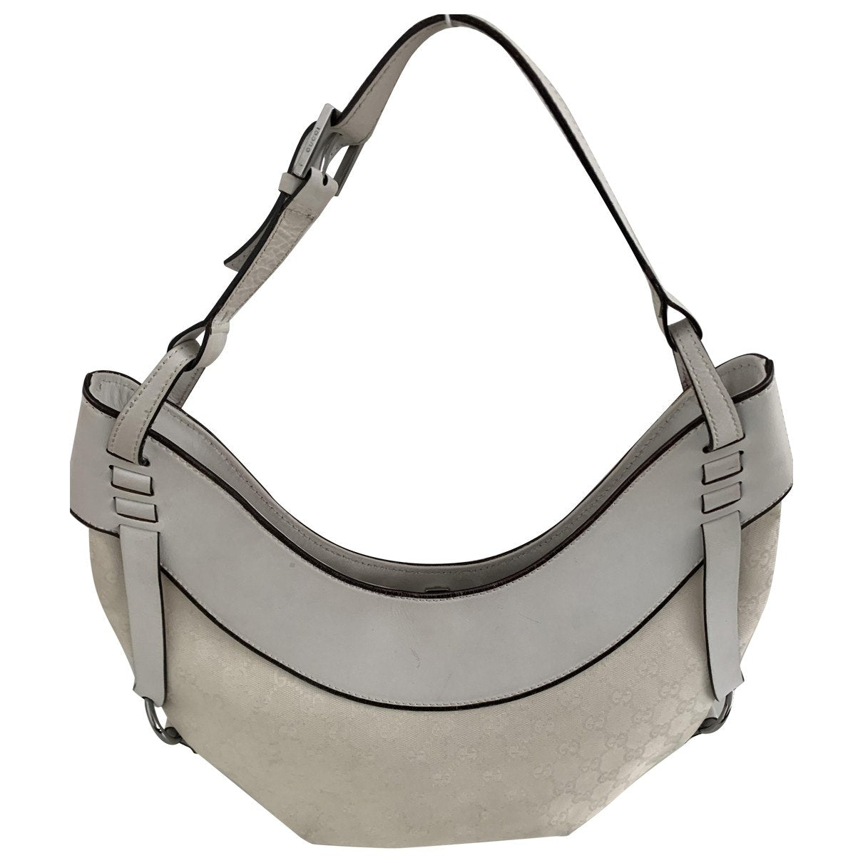 Gucci white cloth handbag