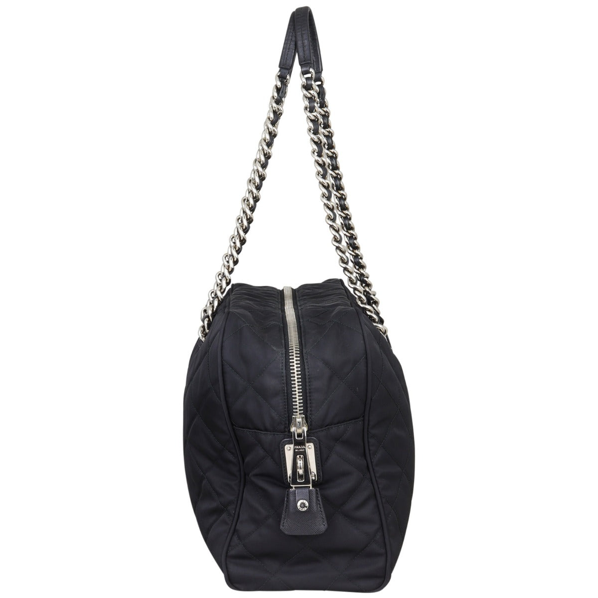 Prada Tessuto Quilted Bowling Bag