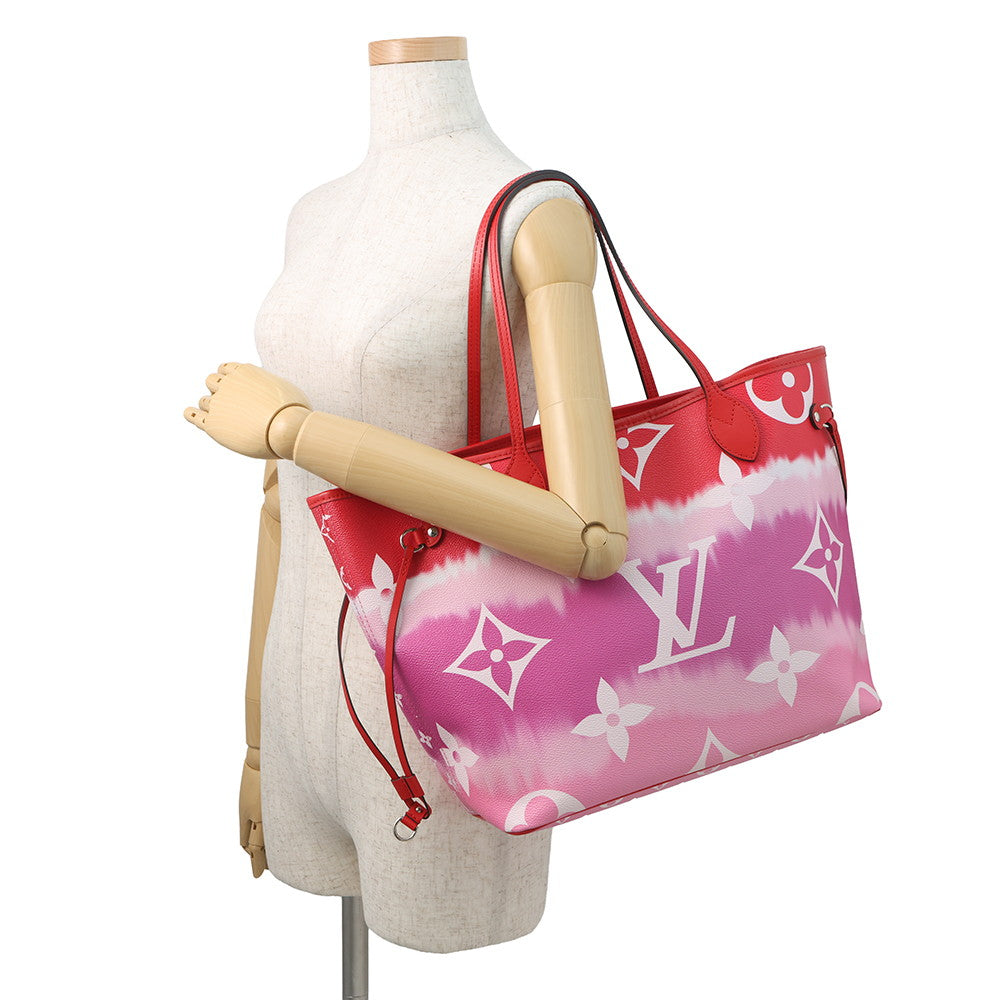 LOUIS VUITTON Neverfull RougeM45127 Monogram LV Escale Size MM