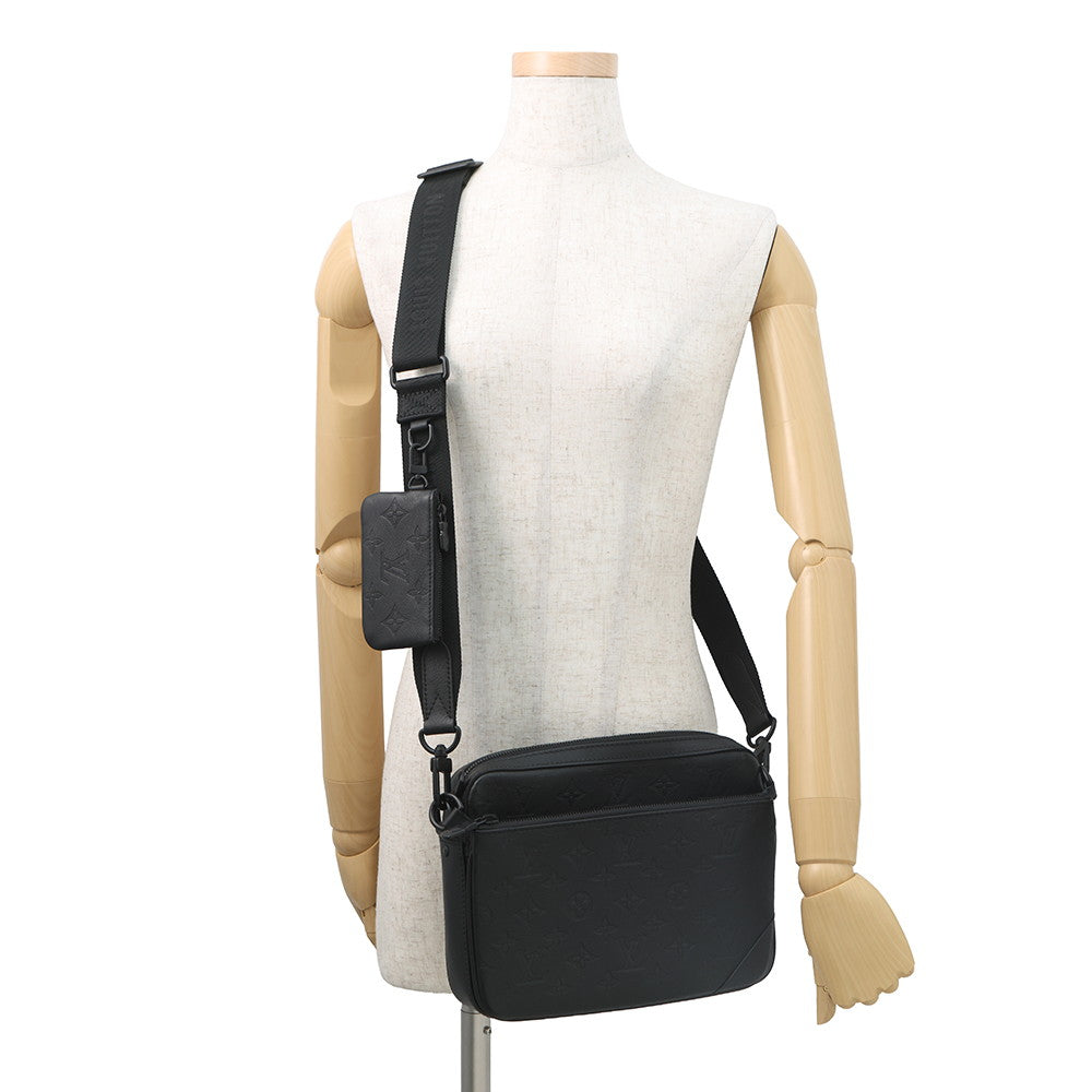 LOUIS VUITTON Trio Messenger NoirM46602 Monogram Shadow