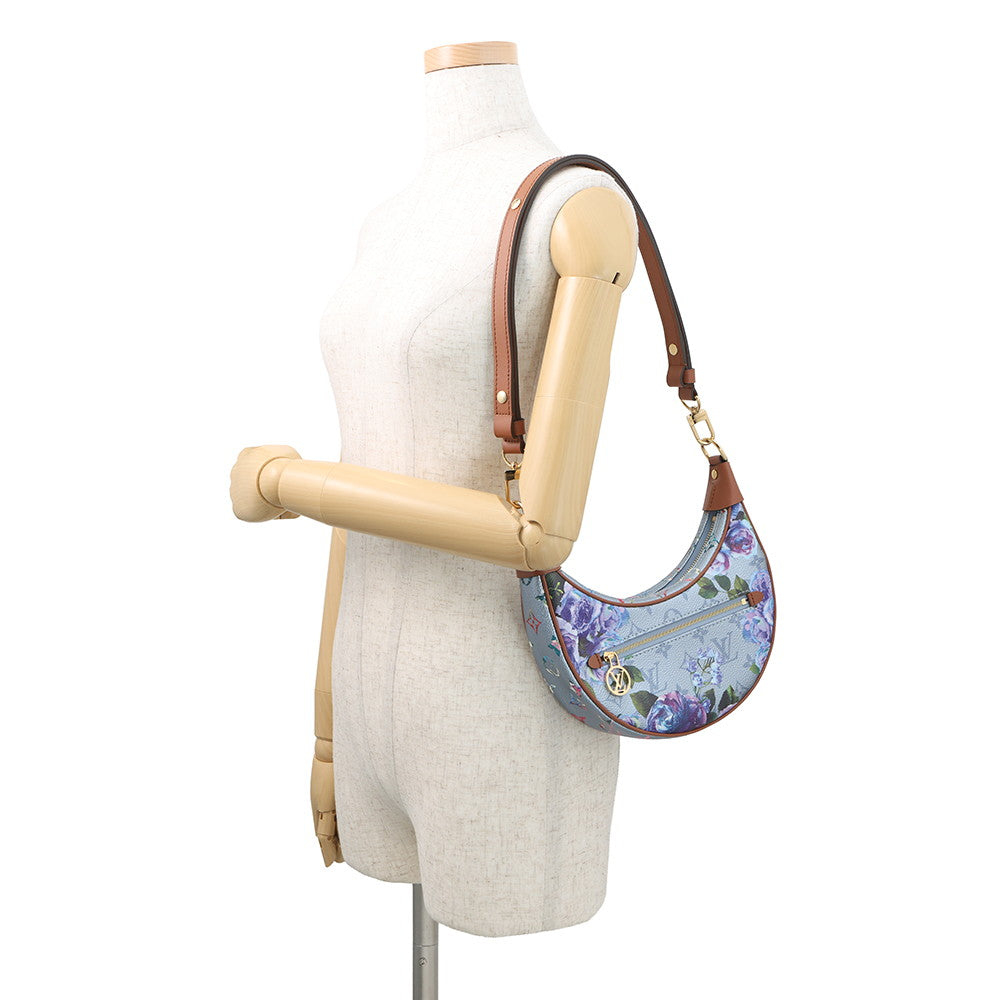 LOUIS VUITTON loop Metalic BlueM21183 Monogram LV garden