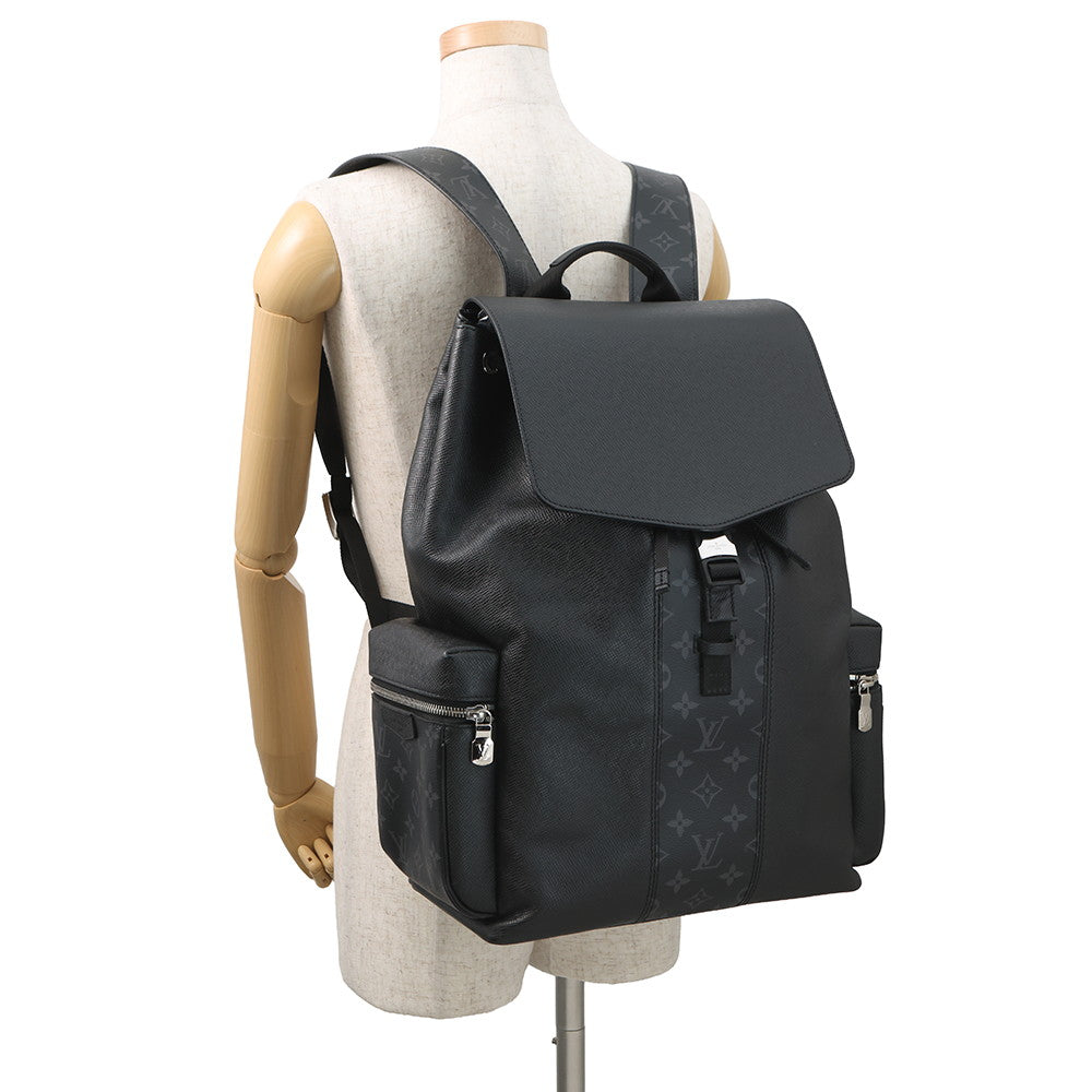 LOUIS VUITTON Backpack NoirM30417 Taigarama Monogram Eclipse