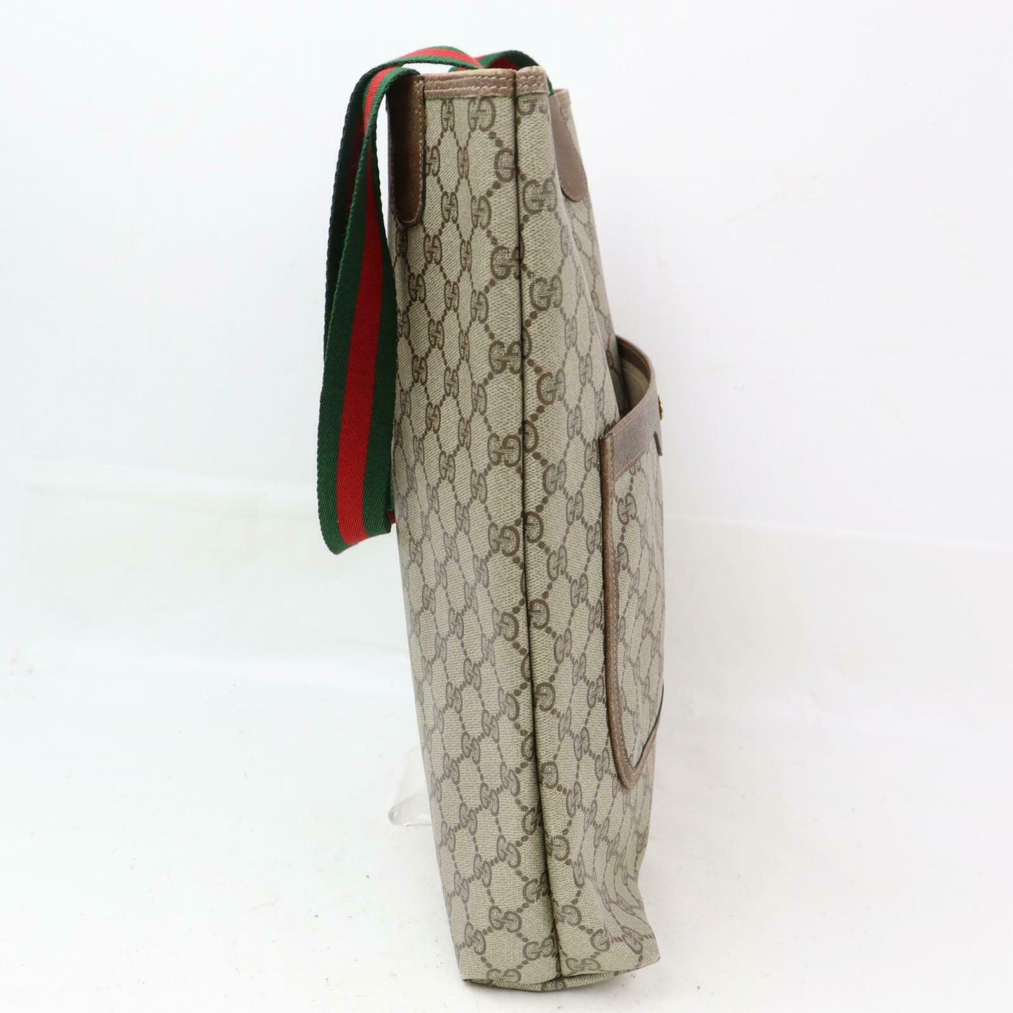 Gucci Brown PVC Tote Style 3