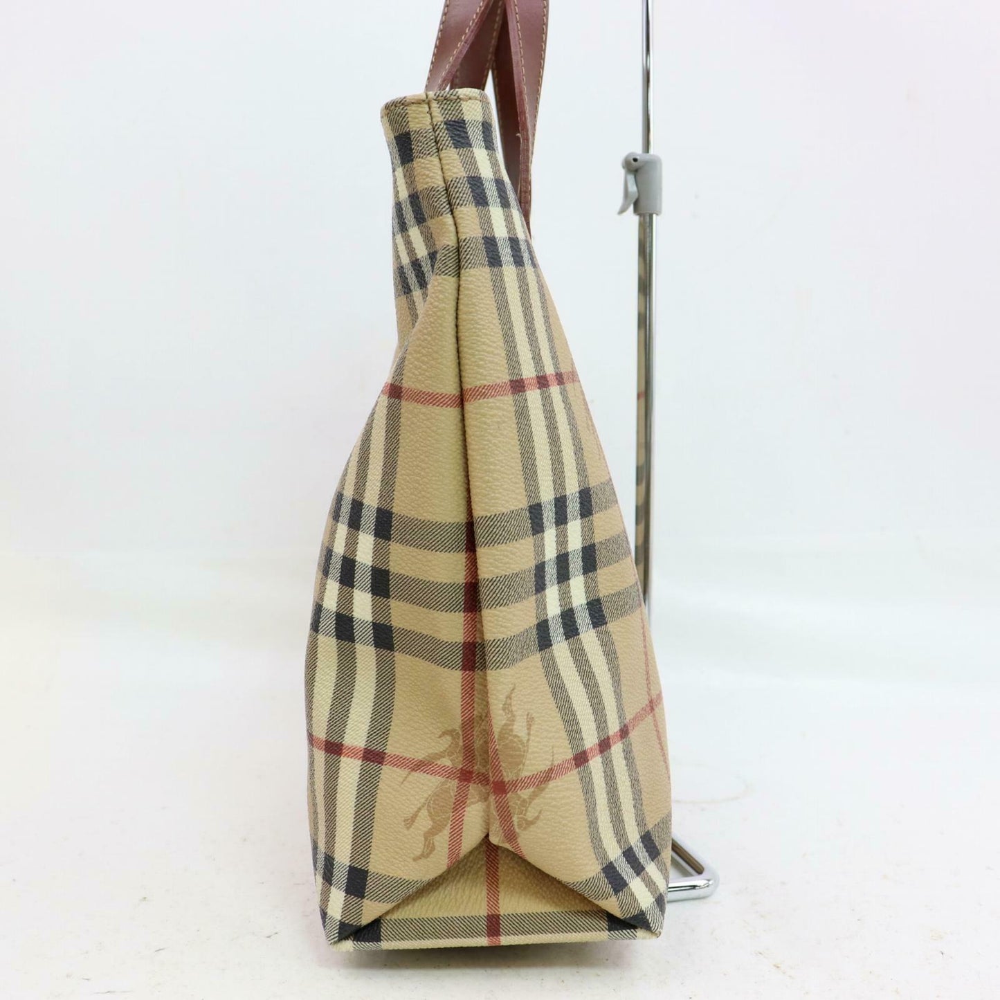 Burberry London Tote Bag Brown PVC (SHC1-14502)