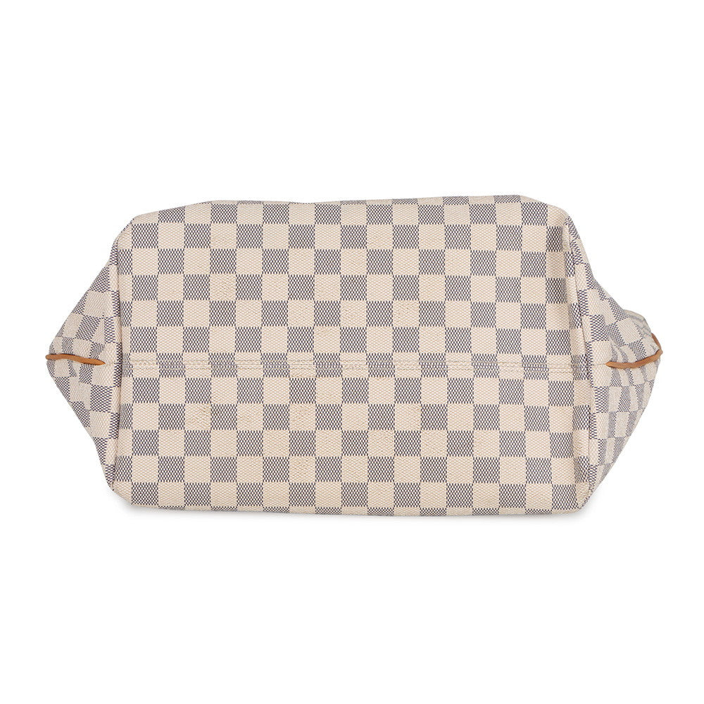 LOUIS VUITTON Plan Soleil Cabas BeigeN41179 Damier Azur Size PM