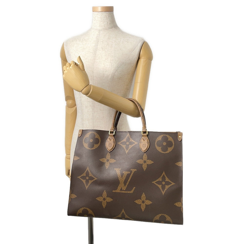 LOUIS VUITTON Onthego RedM45320 Monogram Monogram Reverse Canvas Monogram Giant Size GM