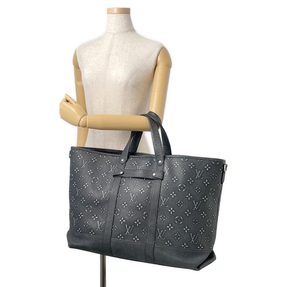 LOUIS VUITTON Trolley tote NoirM21371 Monogram Pattern CowhideLeather