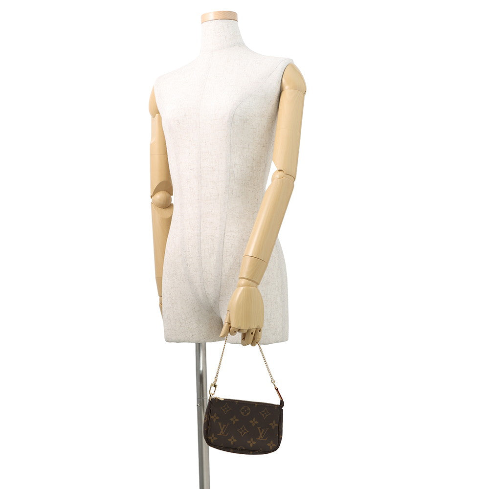 LOUIS VUITTON Mini Pochette Accessoires BrownM58009 Monogram