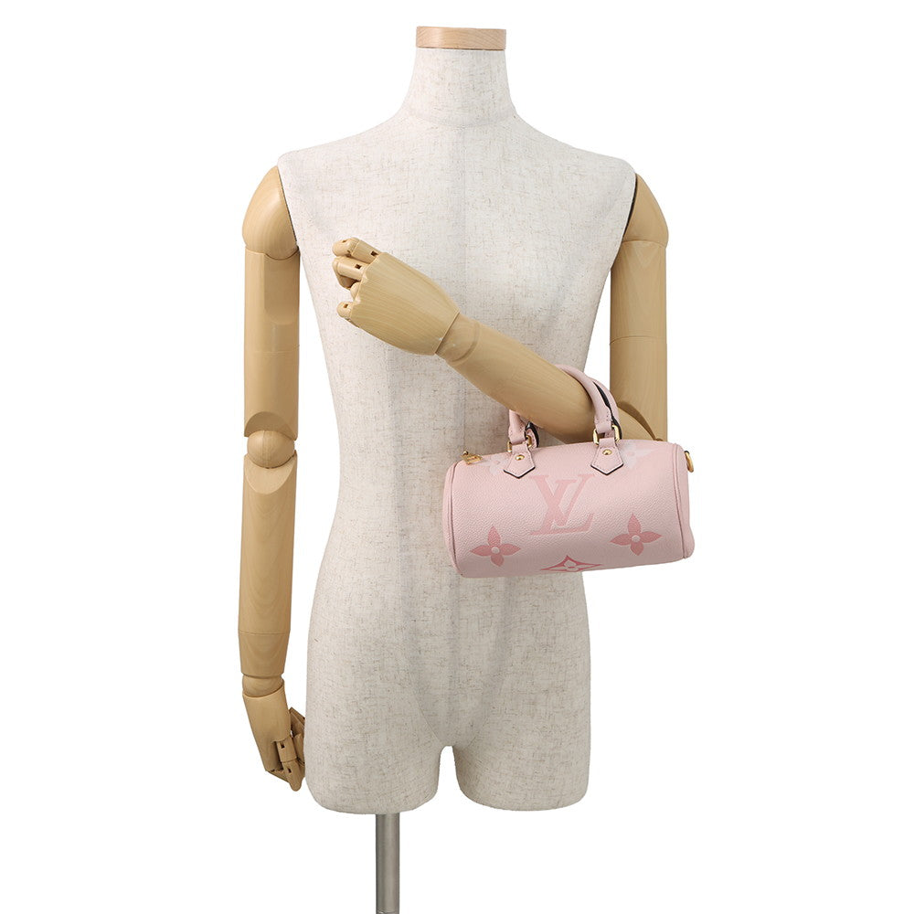 LOUIS VUITTON Papillon PinkM45707 Monogram Empreinte Leather Size BB