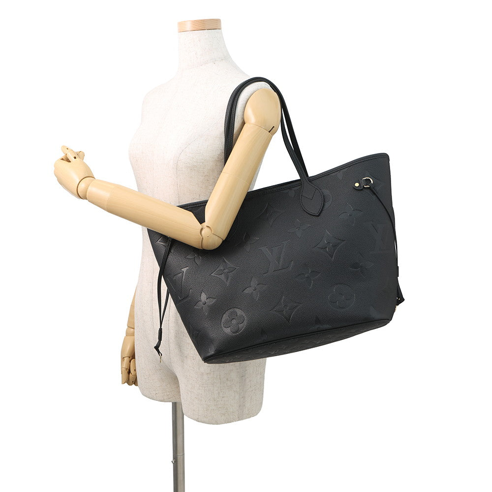 LOUIS VUITTON Neverfull NoirM45685 Monogram Empreinte Leather Size MM