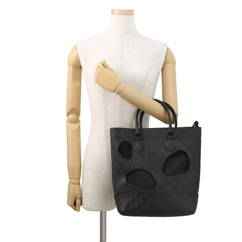 LOUIS VUITTON With Halls Comme des Gar ons Rei Kawakubo Collaboration NoirM45887 Monogram Empreinte Leather Size PM