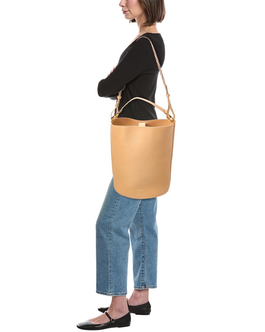 Burberry Medium Leather Bucket Bag