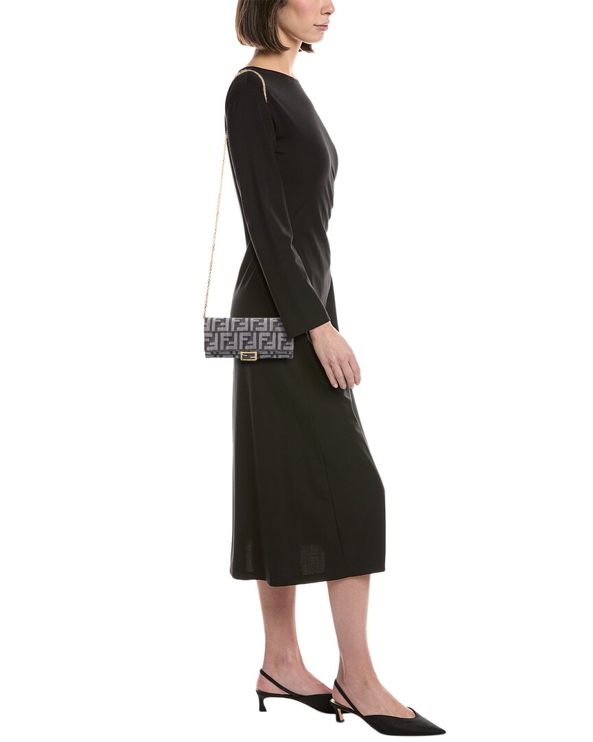 Fendi Baguette Leather Wallet On Chaim