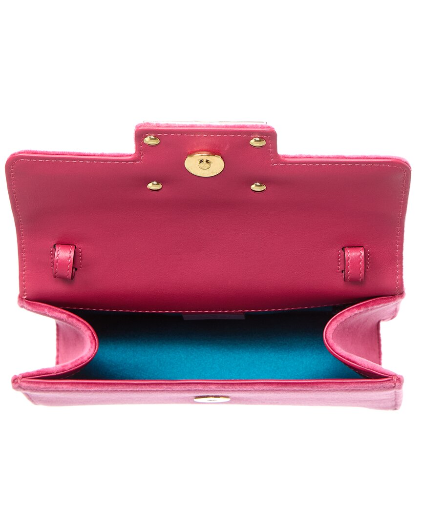 Gucci Square G Velvet Shoulder Bag ( )