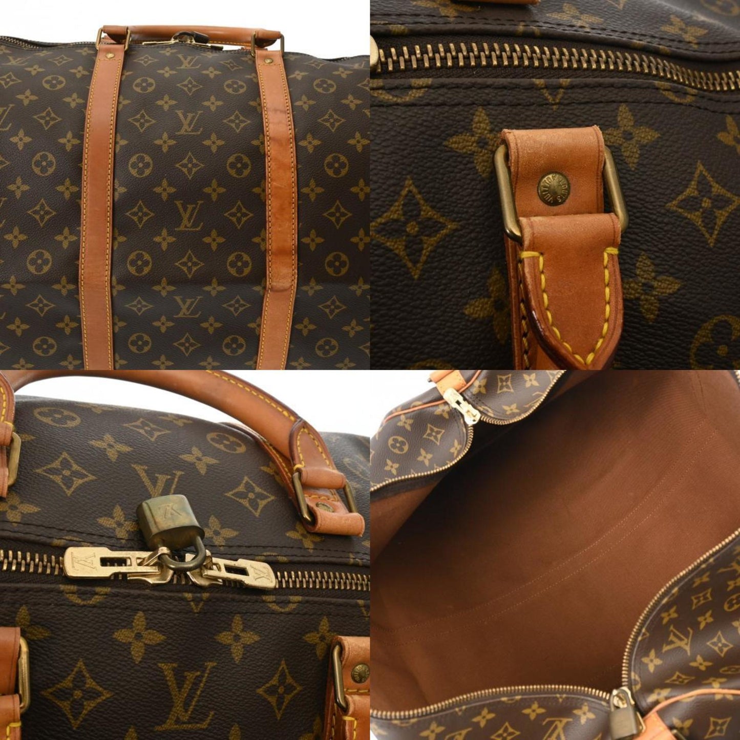 LOUIS VUITTON Keepall Bandouliere 60 Travel Handbag