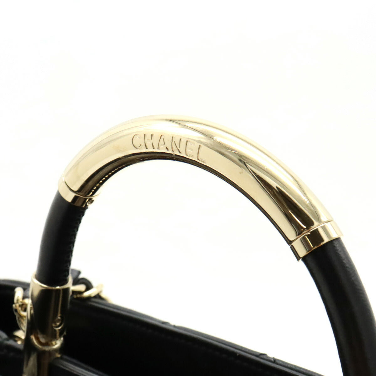 Chanel Leather Matelassé Coco 2way Handbag