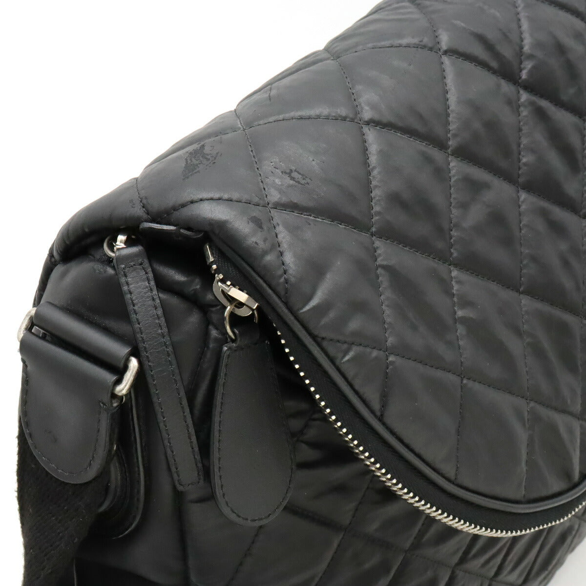 Chanel Nylon Leather Coco Cocoon 2way Shoulder Bag A66507