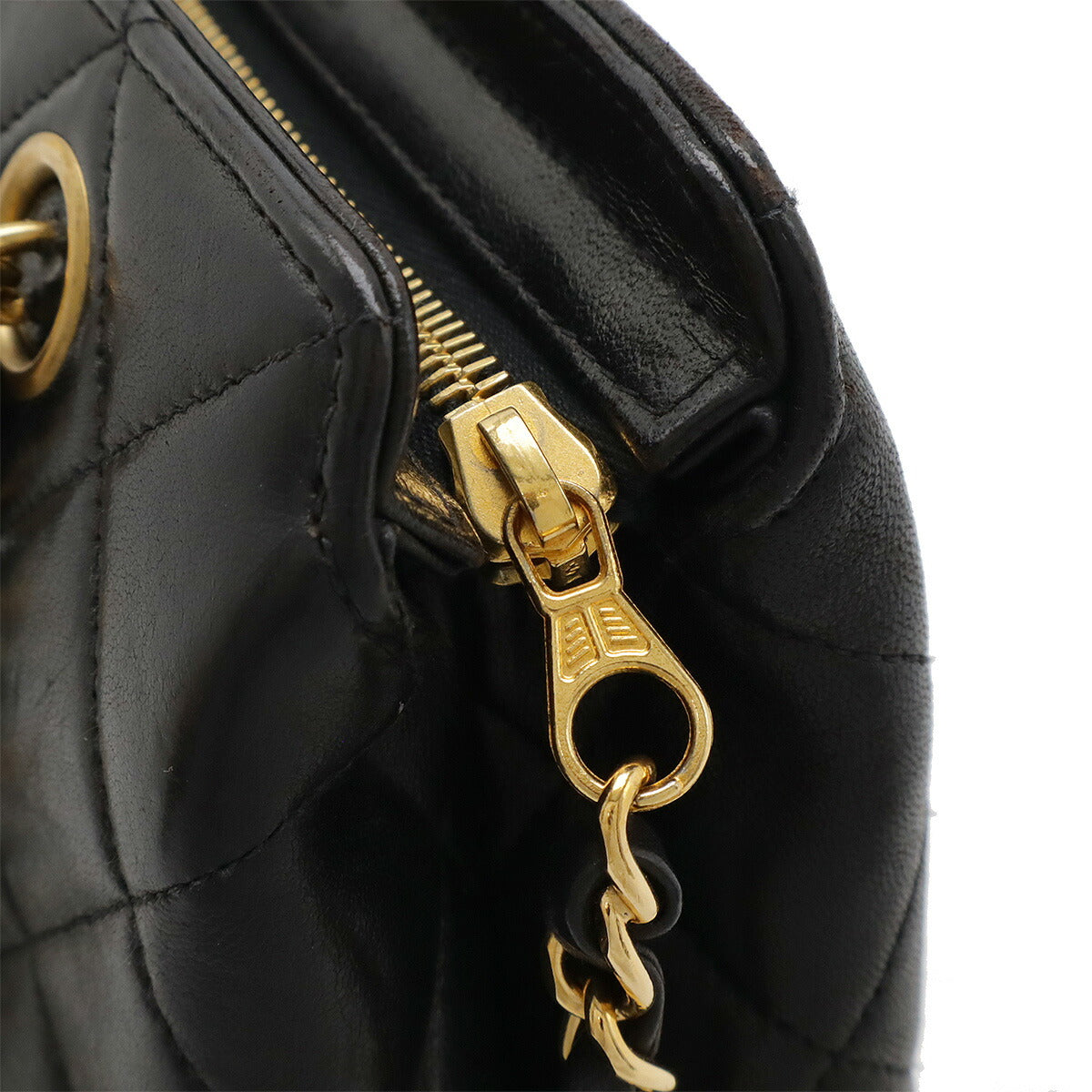 Chanel Lambskin CHAIN TOTE 2way Tote Bag Classic Flap