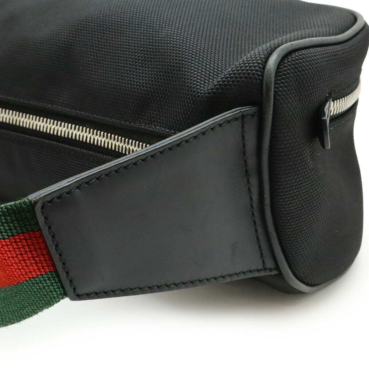 Gucci Nylon Canvas Leather 2way Bag