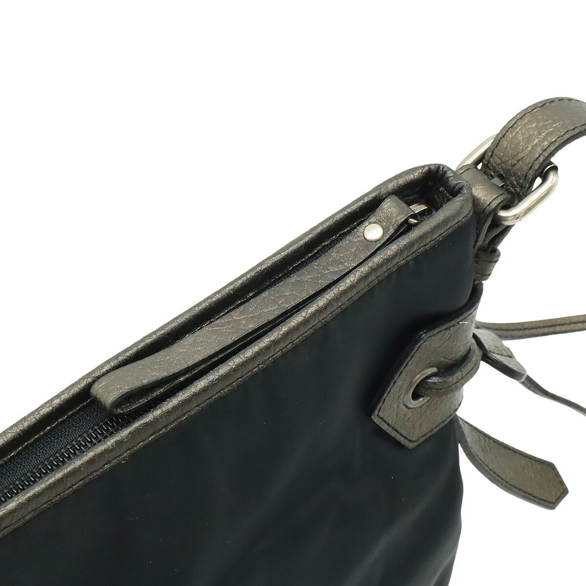 Burberry Nylon Leather Shoulder Bag
