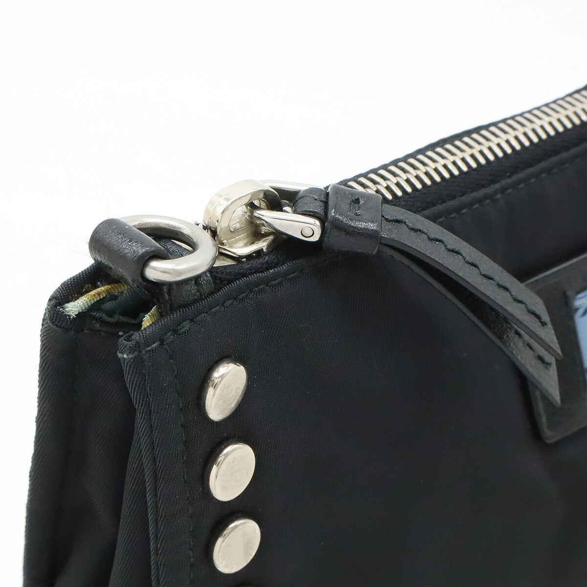 Prada 1NE006 Nylon Leather 2way Shoulder Bag