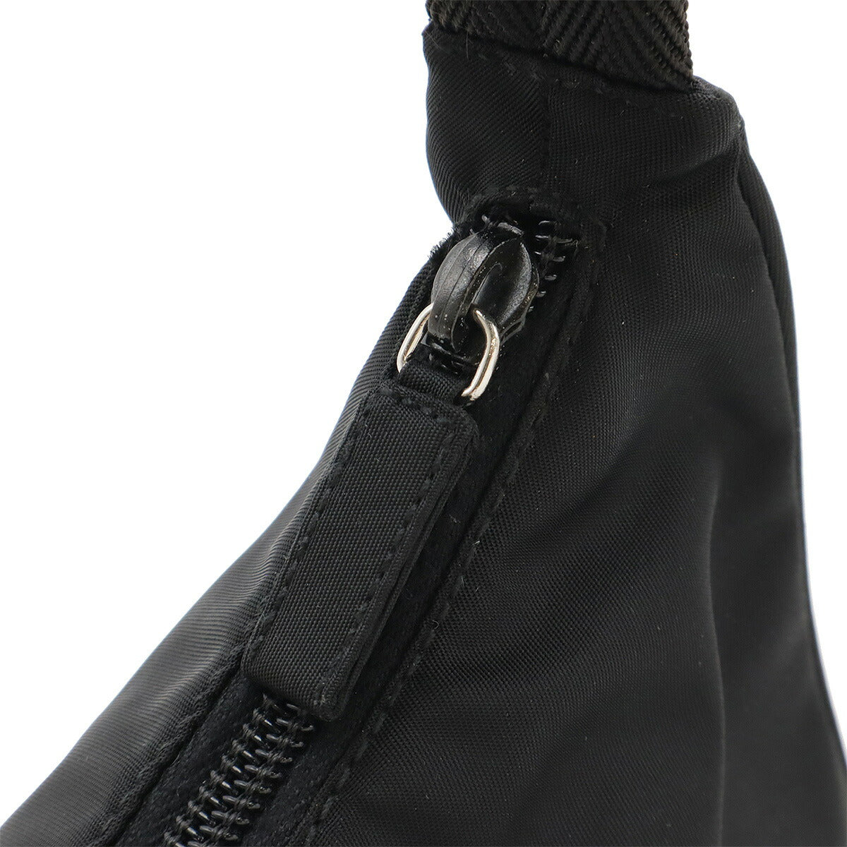 Prada Triangle Logo Nylon Handbag