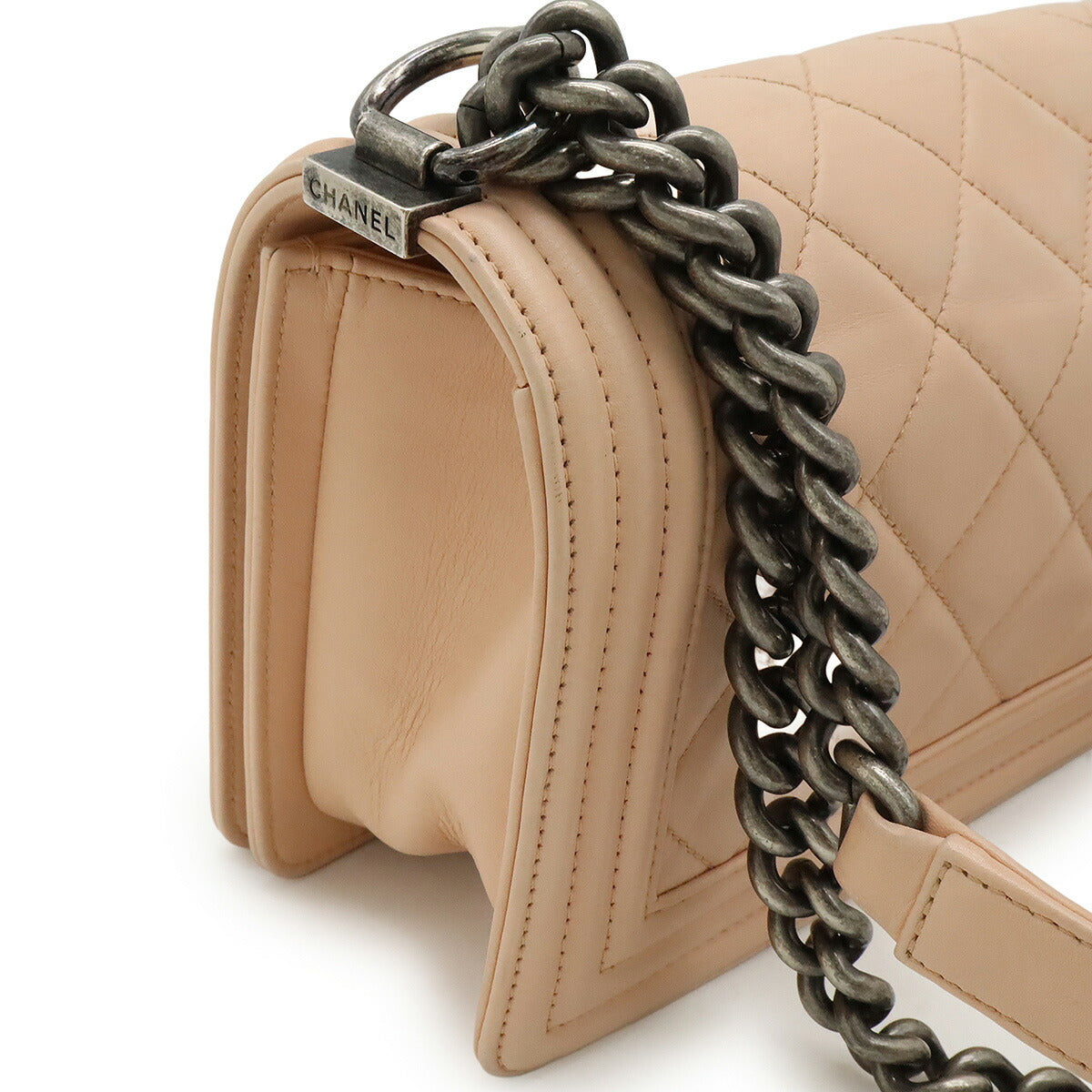 Chanel Boy Chanel Lambskin Shoulder Bag
