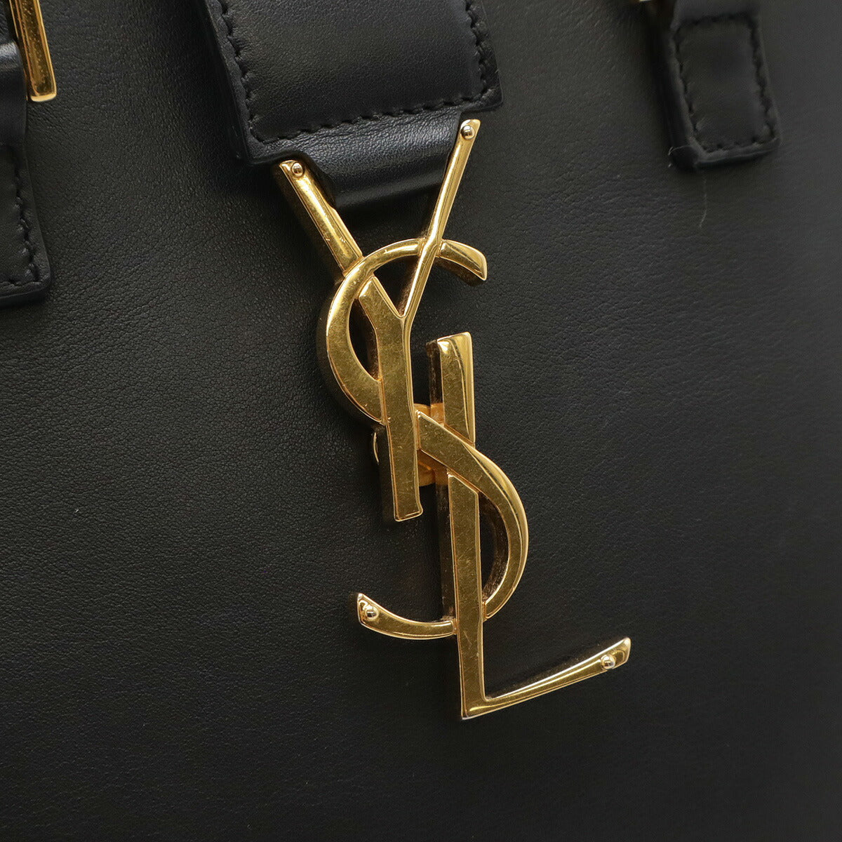 Saint Laurent Paris Baby Cabas Leather 2way Bag