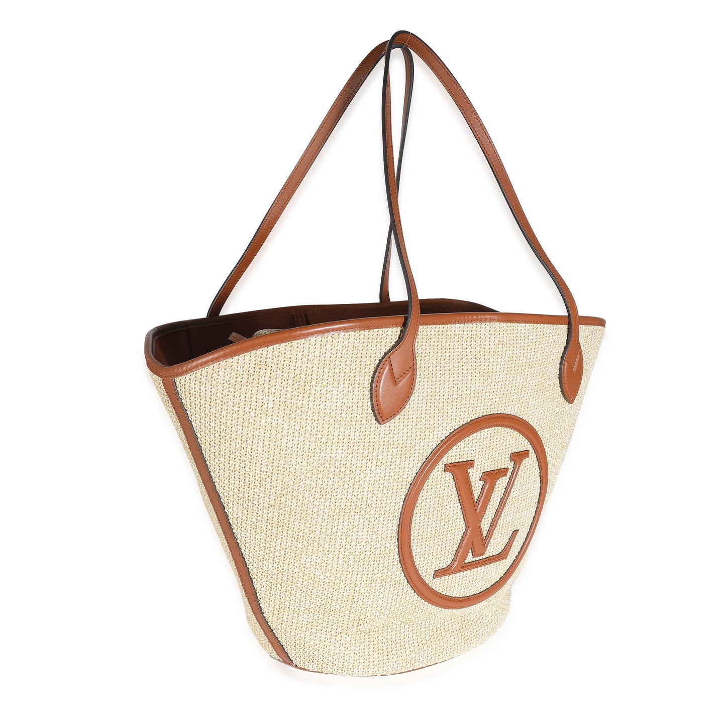 Louis Vuitton Caramel Raffia Saint Jacques Tote