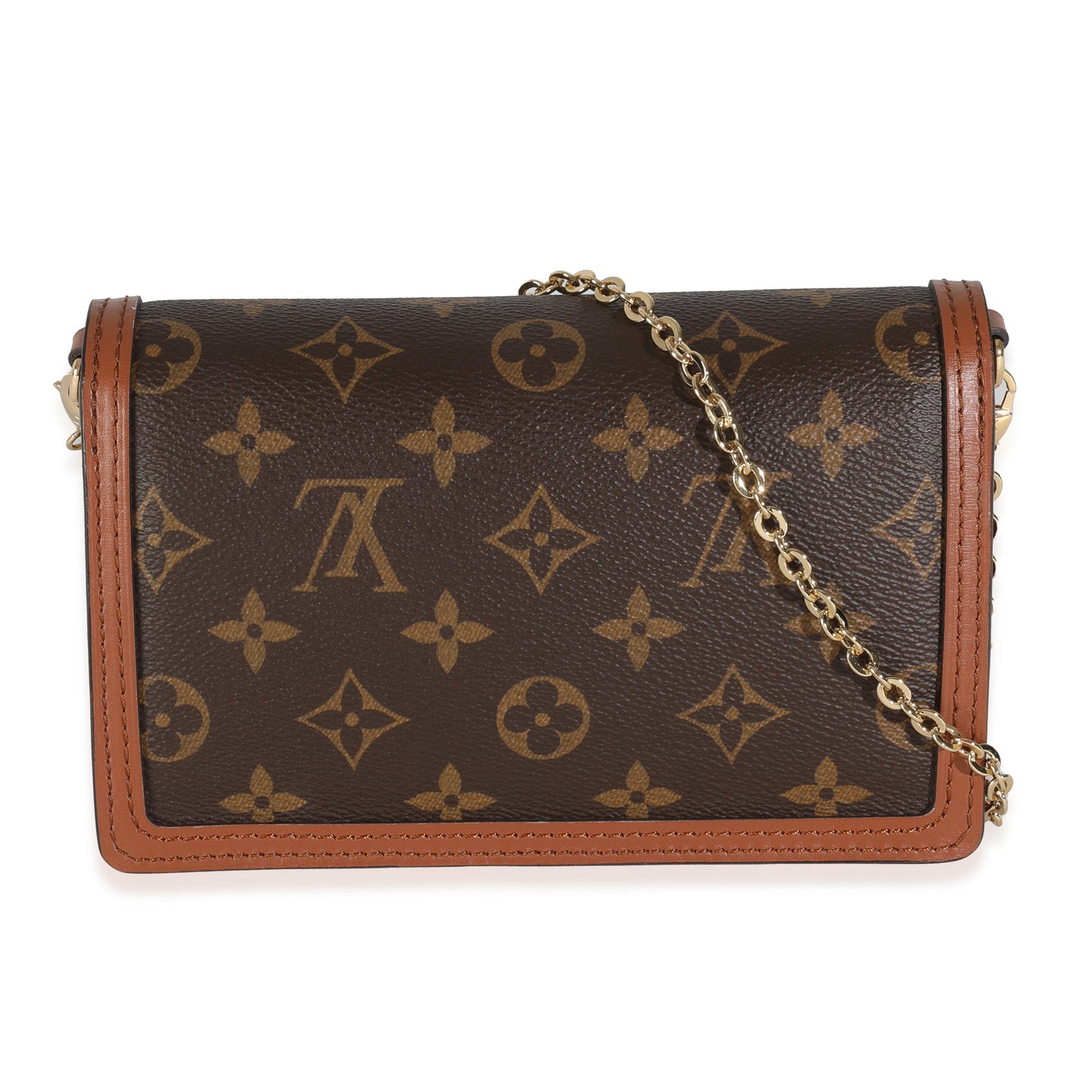 Louis Vuitton Reverse Monogram Canvas Dauphine Chain Wallet