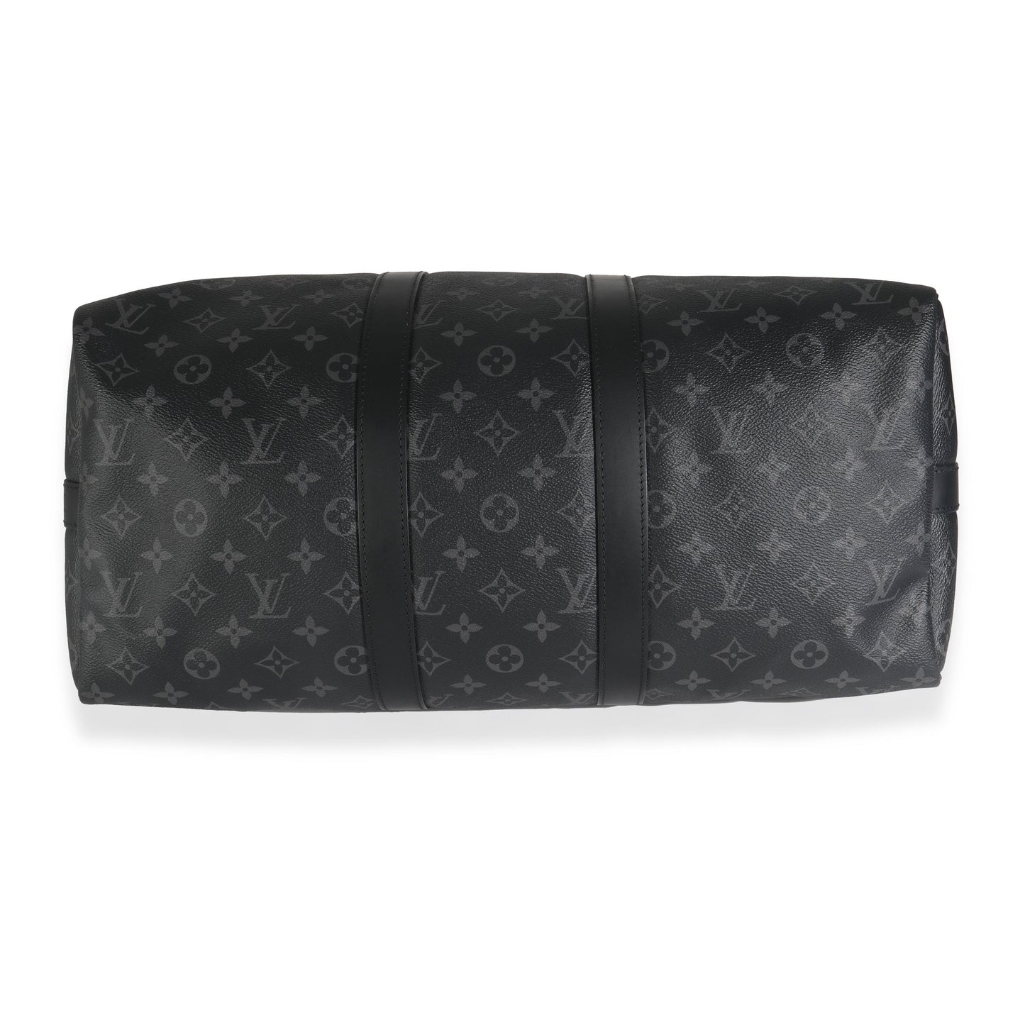 Louis Vuitton Monogram Eclipse Canvas Keepall Bandouliere 45