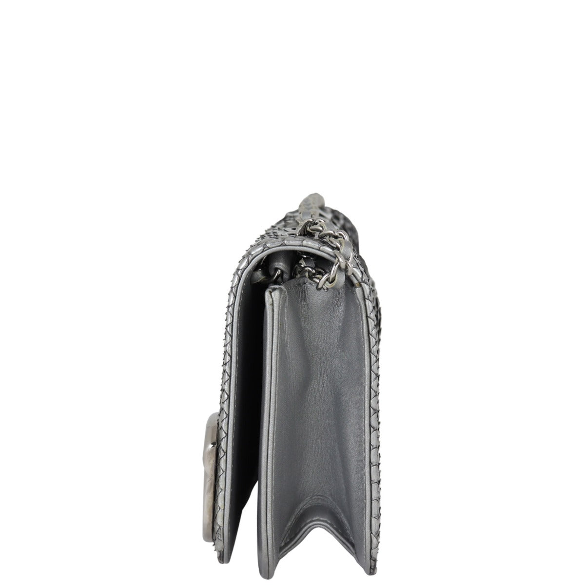 Chanel Python Clutch on Chain